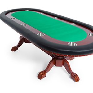 10 player Mahogany Poker Table